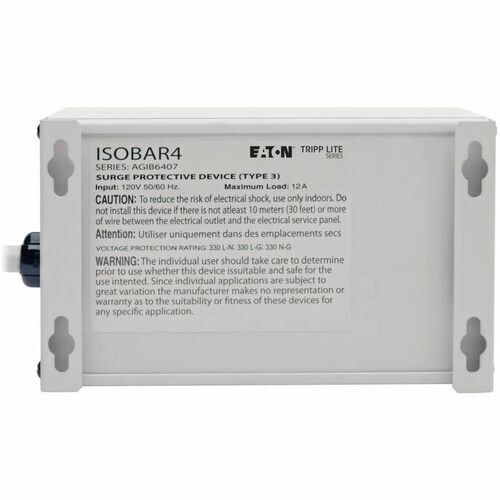 Tripp Lite by Eaton Isobar IBAR4-6D 6-Outlets Surge Suppressor - 4 x N