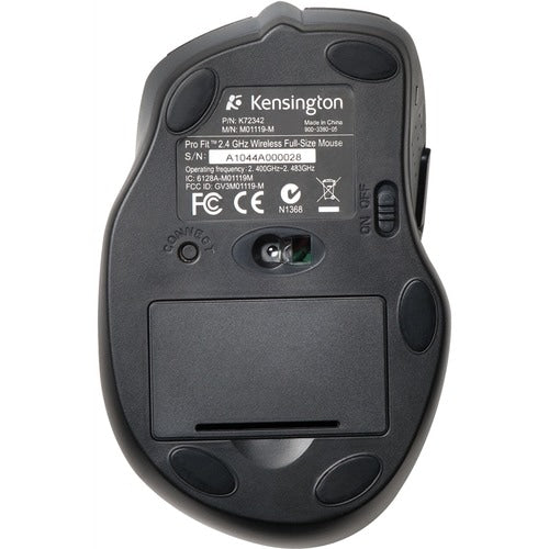 RATÓN INALÁMBRICO PRO FIT DE TAMAÑO COMPLETO DE 2,4 GHZ