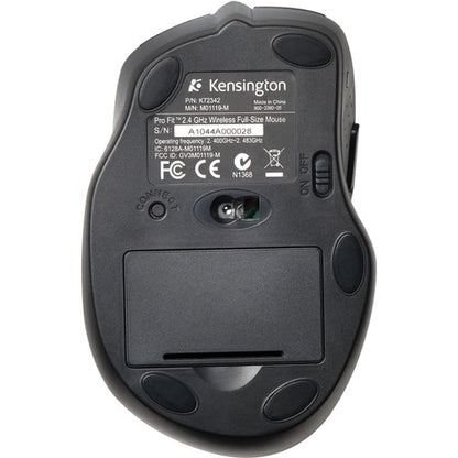 RATÓN INALÁMBRICO PRO FIT DE TAMAÑO COMPLETO DE 2,4 GHZ