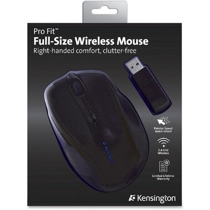 RATÓN INALÁMBRICO PRO FIT DE TAMAÑO COMPLETO DE 2,4 GHZ
