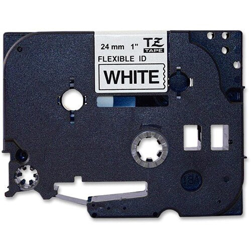 Rubans d'identification flexibles laminés multi-usages 624 mm noir sur blanc