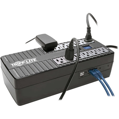 Onduleur Tripp Lite by Eaton 850 VA ultra-compact avec écran LCD vert - Ultra-co