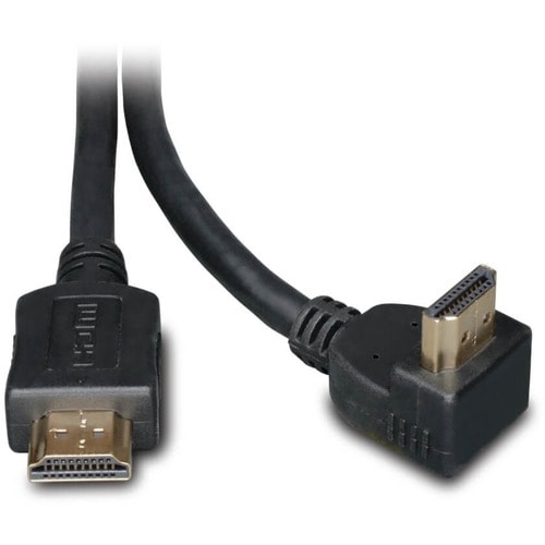 Tripp Lite 6ft High Speed HDMI Cable Digital Video with Audio Right Angle Connector 4K x 2