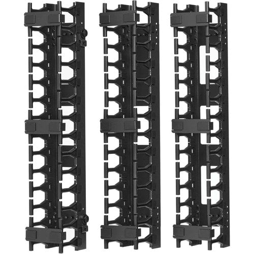 Organizador de cables vertical SmartRack SRCABLEVRT3 de Tripp Lite by Eaton - Organizador de cables - Negro