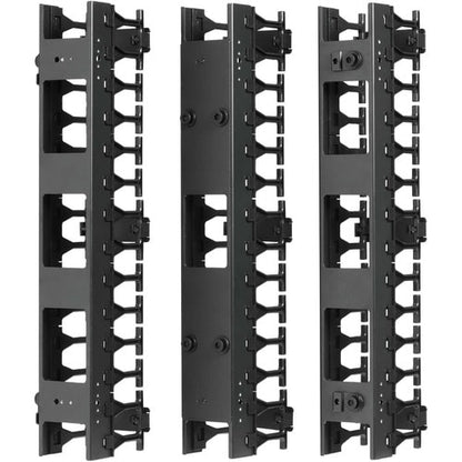 Organizador de cables vertical SmartRack SRCABLEVRT3 de Tripp Lite by Eaton - Organizador de cables - Negro