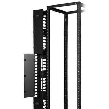 6IN WIDE HIGH CAPACITY VERT CABL MNGR DOUBLE FINGER DUCT