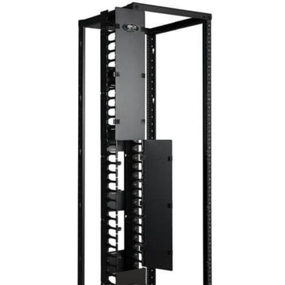6IN WIDE HIGH CAPACITY VERT CABL MNGR DOUBLE FINGER DUCT