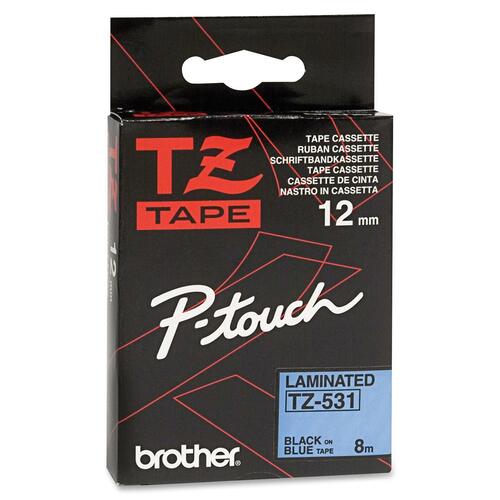 Ruban d'étiquettes Brother TZE531 - Largeur 12 mm (15/32 po) - Rectangulaire