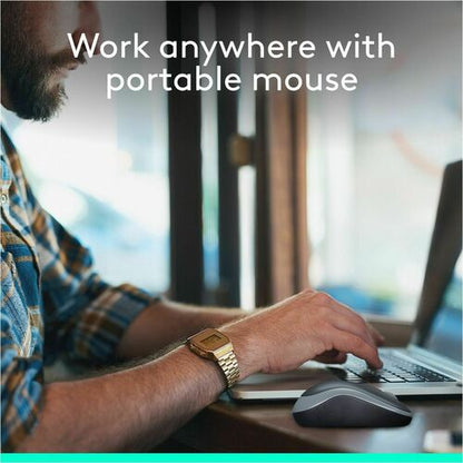Ratón inalámbrico Logitech M185 de 2,4 GHz con minirreceptor USB (12 meses de garantía)