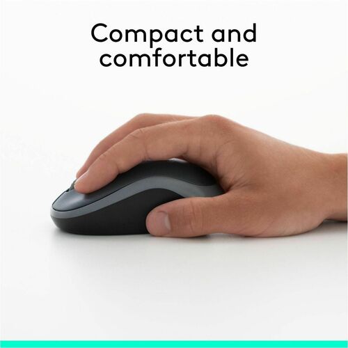 Ratón inalámbrico Logitech M185 de 2,4 GHz con minirreceptor USB (12 meses de garantía)