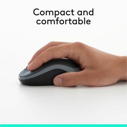 Ratón inalámbrico Logitech M185 de 2,4 GHz con minirreceptor USB (12 meses de garantía)