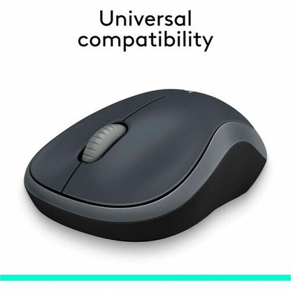 Ratón inalámbrico Logitech M185 de 2,4 GHz con minirreceptor USB (12 meses de garantía)