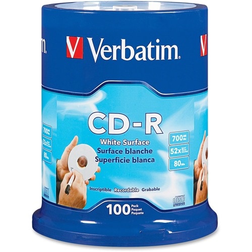 Verbatim 94712 CD Recordable Media - CD-R - 52x - 700 MB - 1