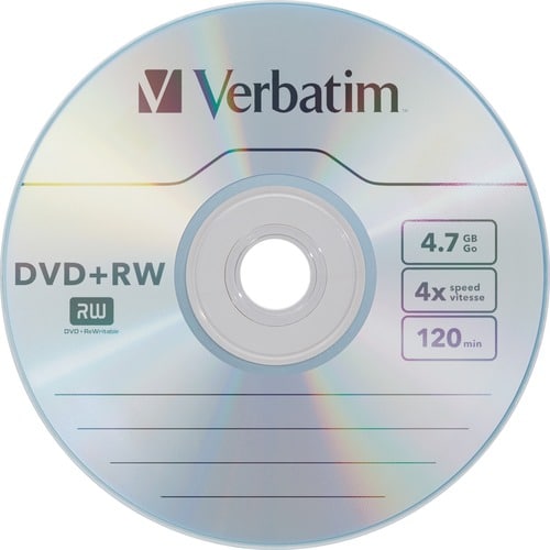Support DVD réinscriptible Verbatim DataLifePlus 94839 - DVD+RW -