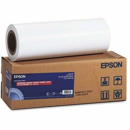 ROLLO DE PAPEL FOTOGRÁFICO BRILLANTE PREMIUM DE 16 PULGADAS X 100 PIES