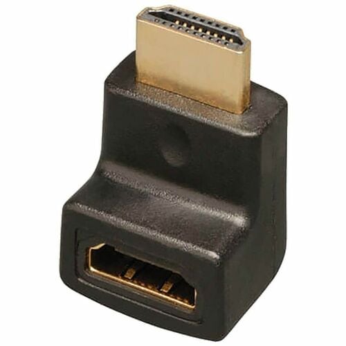 Tripp Lite HDMI Right Anlge Up Adapter / Coupler Compact M/F - 1 x HDMI HDMI 1.4 Digital A