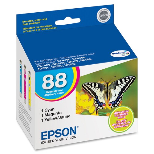 COLOR INK CARTRIDGE DURABRITE MULTIPK SENSORMATIC F/STYLUS CX4