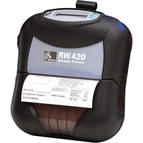 Imprimante thermique directe mobile Zebra RW420 - Monochrome - Portable - Impression de reçus