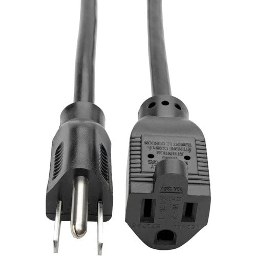 Tripp Lite 25ft Power Cord Extension Cable 5-15P to 5-15R 10A 18AWG 25' - 120 V AC / 10 A