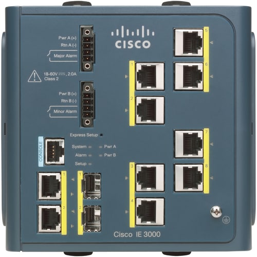 CONMUTADOR IE 3000 REMANUFACTURADO 8 10/100 + 2 T/SFP