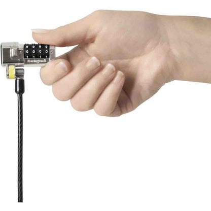 Kensington ClickSafe Combination Laptop Lock - 6 ft (1.83 m) Dia) Cable - 4-whee