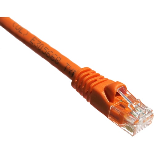 Axiom Memory Axiom 100FT CAT6 UTP 550mhz Patch Cable Snagless Molded Boot (Orange)