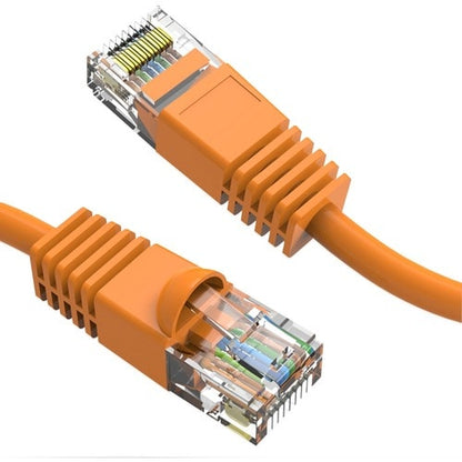 Axiom Memory Axiom 100FT CAT6 UTP 550mhz Patch Cable Snagless Molded Boot (Orange)