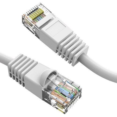 Cable de conexión Axiom Memory Axiom de 3 m (Cat. 6 UTP, 550 MHz) con funda moldeada sin enganches (blanco)