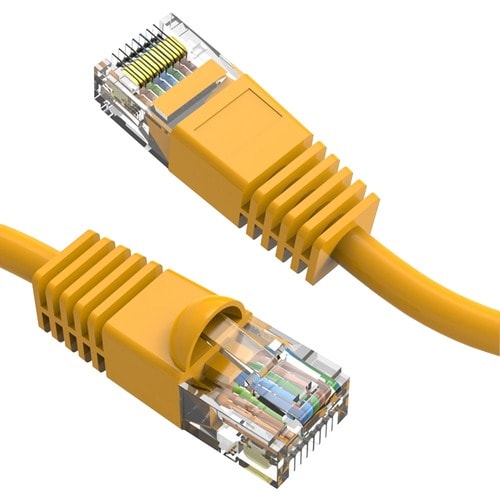 Axiom Memory Axiom 10FT CAT6 UTP 550mhz Patch Cable Snagless Molded Boot (Yellow)