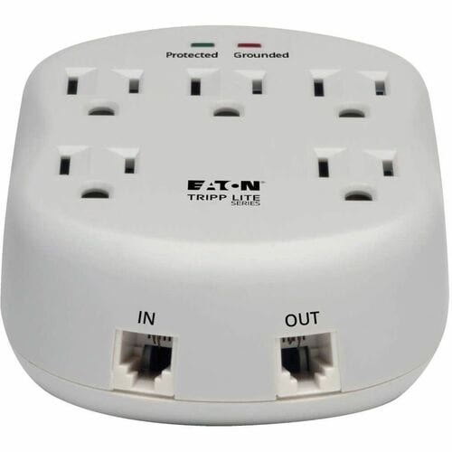 Tripp Lite by Eaton SK5TEL-0 5-Outlets Surge Suppressor - NEMA 5-15P -