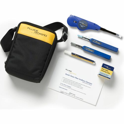 KIT DE NETTOYAGE AMÉLIORÉ POUR FIBRE OPTIQUE AVEC NETTOYANTS EN UN CLIC