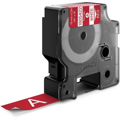 Dymo Colored 3/4" Vinyl Label Tape - 3/4" (19 mm) Width - Pe