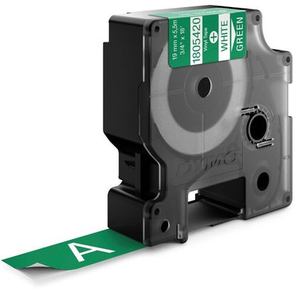 Dymo Colored 3/4" Vinyl Label Tape - 3/4" Width - Permanent