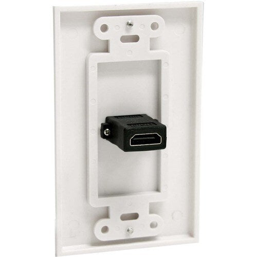 Placa de pared HDMI® hembra de una sola salida StarTech.com Blanca