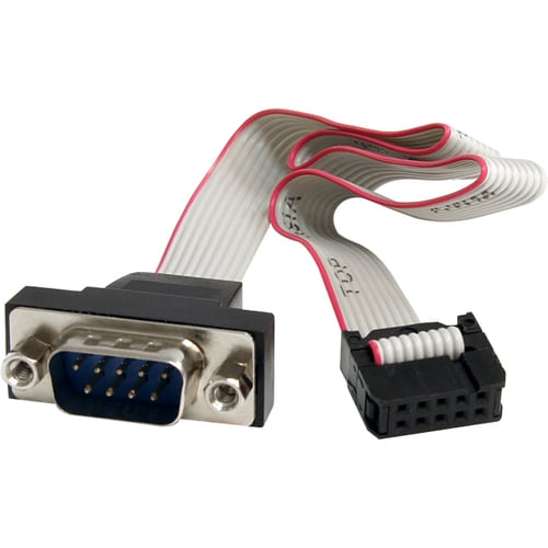 16IN IDC SERIAL TO PANEL MOUNT SERIAL 10PIN IDC CABLE