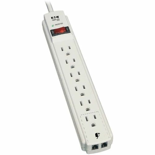 Tripp Lite by Eaton Protect It TLP608TEL 6-Outlets Surge Suppressor -