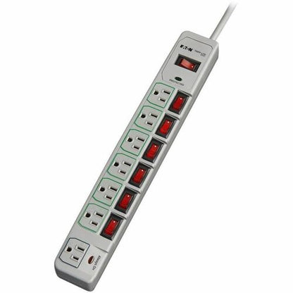 Tripp Lite by Eaton ECO-SURGE TLP76MSG 7-Outlets Surge Suppressor - 7