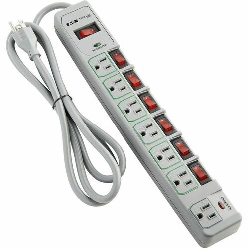 Tripp Lite by Eaton ECO-SURGE TLP76MSG 7-Outlets Surge Suppressor - 7