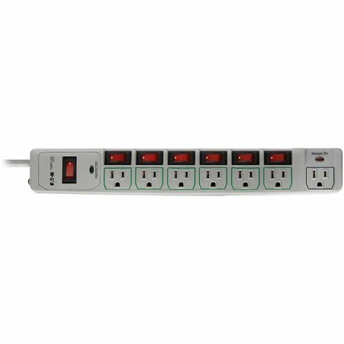 Tripp Lite by Eaton ECO-SURGE TLP76MSG 7-Outlets Surge Suppressor - 7