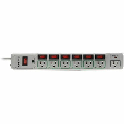 Tripp Lite by Eaton ECO-SURGE TLP76MSG 7-Outlets Surge Suppressor - 7