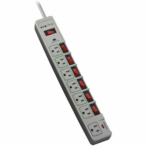 Tripp Lite by Eaton ECO-SURGE TLP76MSG 7-Outlets Surge Suppressor - 7