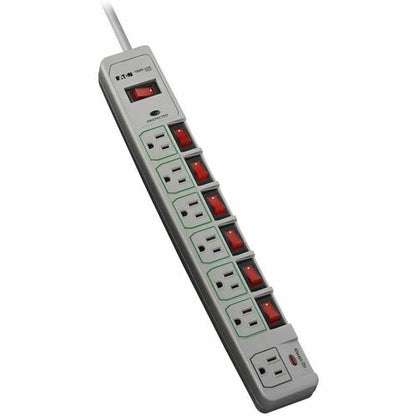 Tripp Lite by Eaton ECO-SURGE TLP76MSG 7-Outlets Surge Suppressor - 7