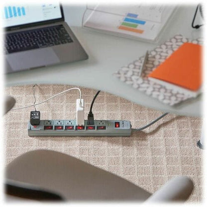 Tripp Lite by Eaton ECO-SURGE TLP76MSG 7-Outlets Surge Suppressor - 7