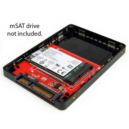 SAT2MSAT25 2.5IN 1-MSATA 52PIN SATA VERS MINI SATA SSD ADAPTATEUR BOÎTIER