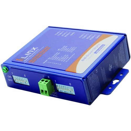 Repetidor aislado triple Advantech B+B SmartWorx RS-485/422 (para trabajo pesado), riel DIN