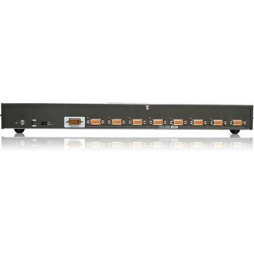 COMMUTATEUR KVM VGA 8 PORTS COMPRENANT 8 CÂBLES USB TAA