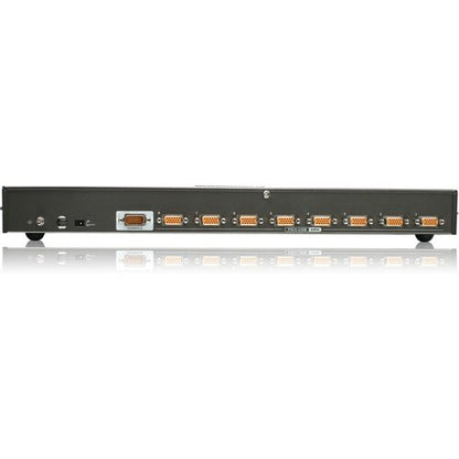 COMMUTATEUR KVM VGA 8 PORTS COMPRENANT 8 CÂBLES USB TAA