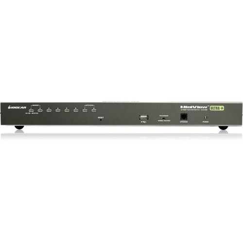 COMMUTATEUR KVM VGA 8 PORTS COMPRENANT 8 CÂBLES USB TAA