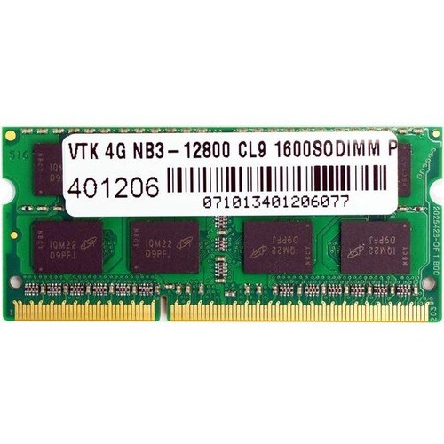 Mémoire SODIMM DDR3 4 Go 1600 MHz CL9