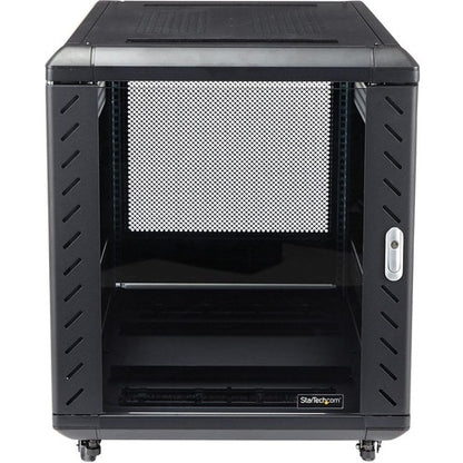 StarTech.com 4-Post 12U Server Rack Cabinet, 19" Data Rack Cabinet for